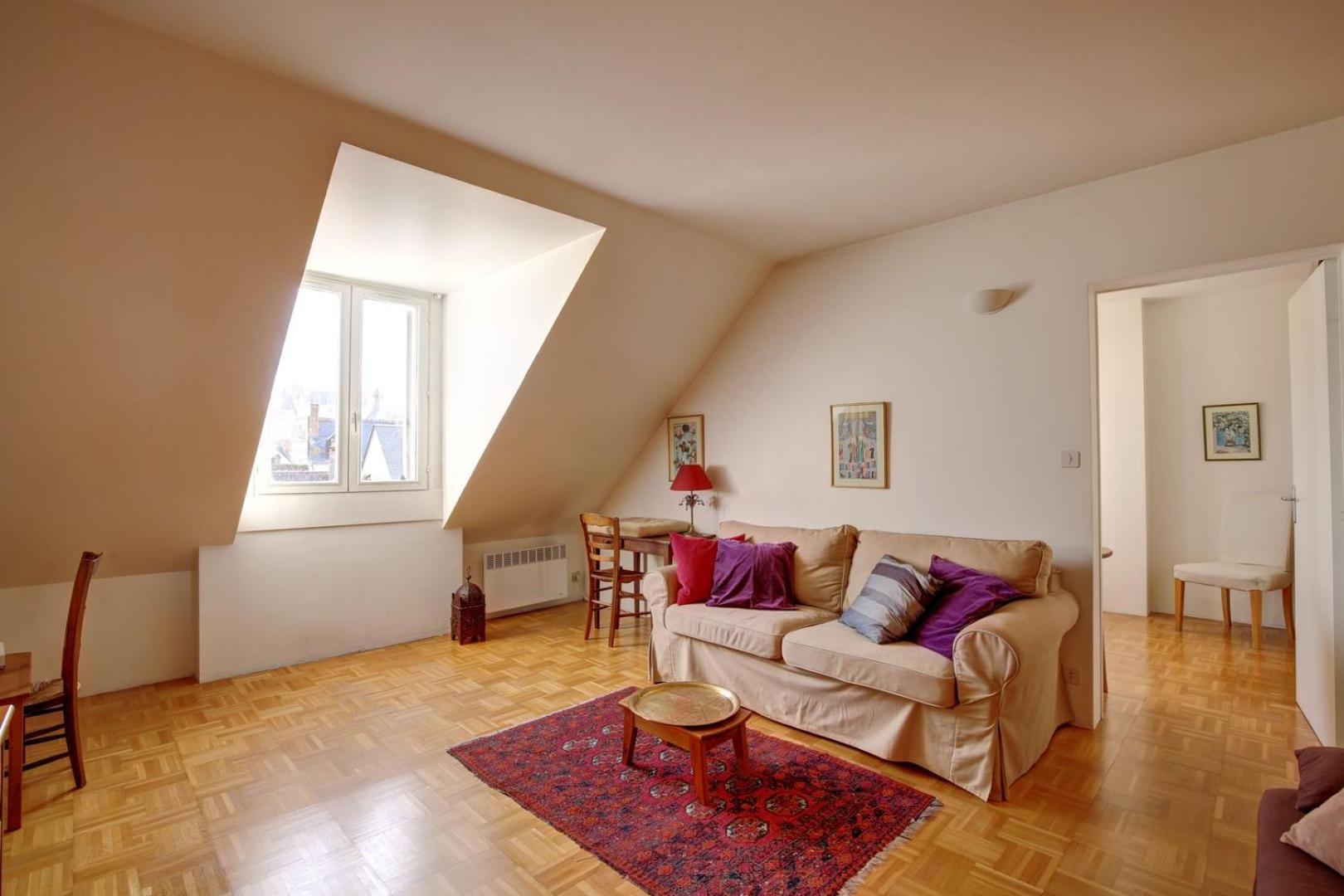 Large T2 with view of the Château d'Amboise Extérieur photo